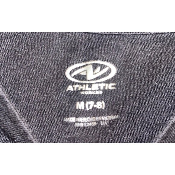 Athletic Works Short Sleeve Graphic T Shirt Youth Girls Size M (7-8) Black Star - Picture 5 of 8